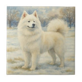 Samoyed タイル (正面)