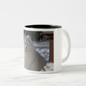 samoyed ツートーンマグカップ (正面右)