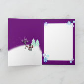 Samoyed A7グリーティングカード(封筒つき) シーズンカード (内部)