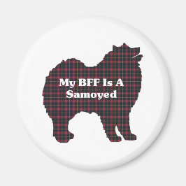 Samoyed BFFギフト マグネット