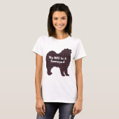 Samoyed BFFギフト Tシャツ (正面フル)