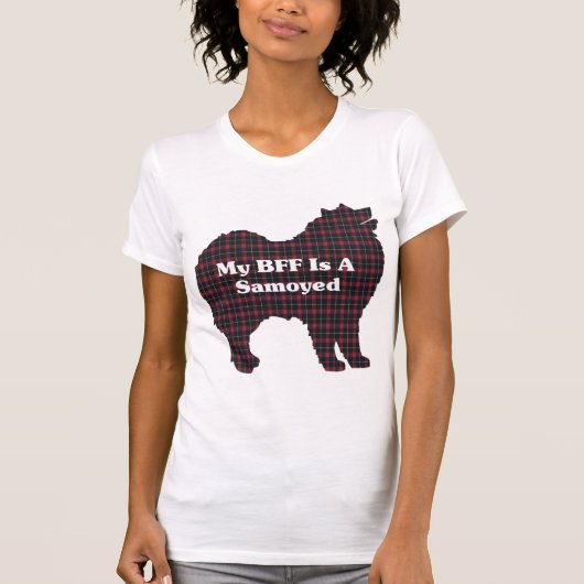 Samoyed BFFギフト Tシャツ (正面)