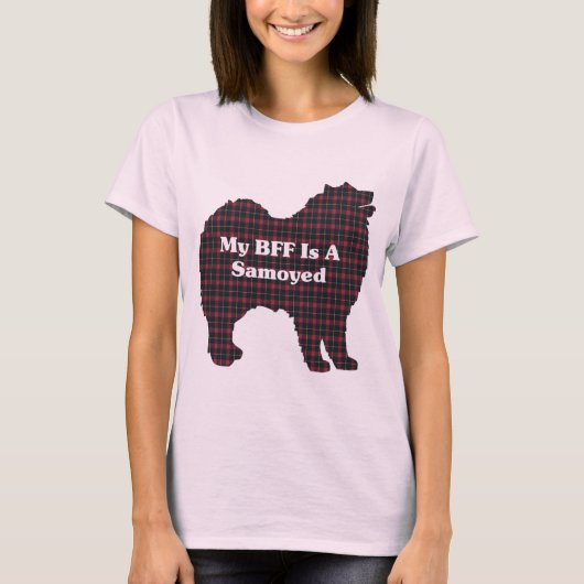 Samoyed BFFギフト Tシャツ (正面)