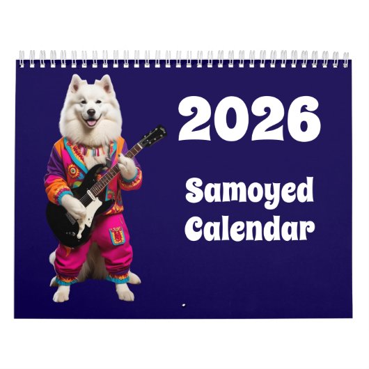 Samoyed Calendar カレンダー (カバー)