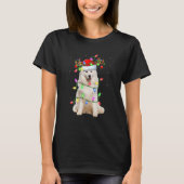 Samoyed Christmas Tree Light Pajama Dog Xmas Tシャツ (正面)