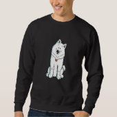 Samoyed Dog  For Samoyed Dog Fans スウェットシャツ (正面)