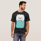 Samoyed Dog in your Pocket Dog   1 Tシャツ (正面フル)