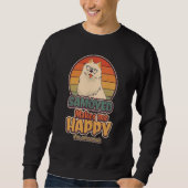 Samoyed Dog Owner スウェットシャツ (正面)