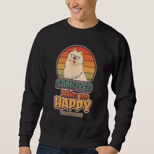 Samoyed Dog Owner スウェットシャツ (正面)