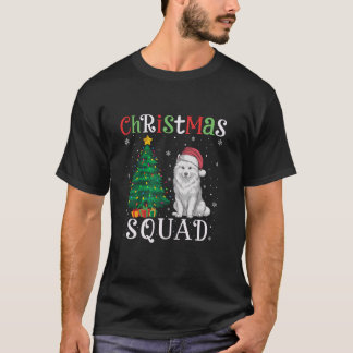 Samoyed Dog Squad Boys Girls Girls Kids Christmas  Tシャツ