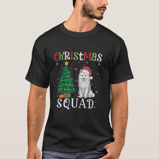 Samoyed Dog Squad Boys Girls Girls Kids Christmas  Tシャツ (正面)