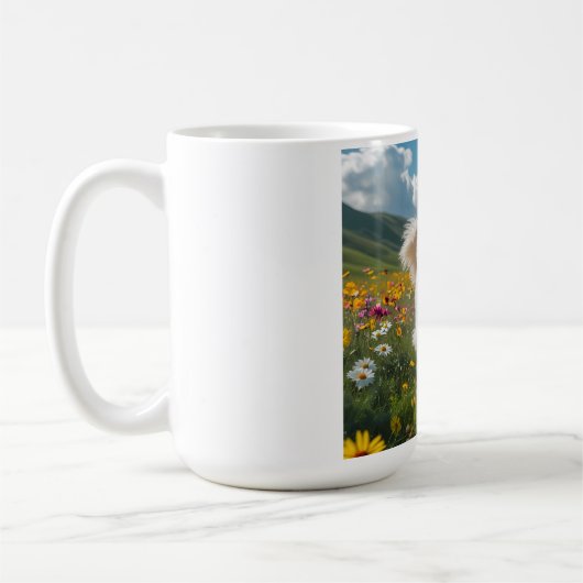Samoyed Elegant Coffee Mug コーヒーマグカップ (左)