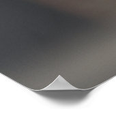 Samoyed Hipster Dogポスター ポスター (角)