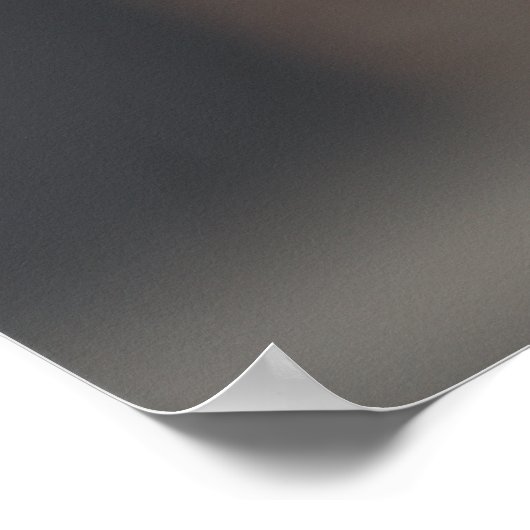 Samoyed Hipster Dogポスター ポスター (角)