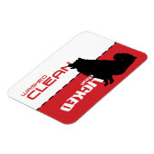 Samoyed Husky犬の食洗機マグネット – クリッククリーン マグネット (左側)