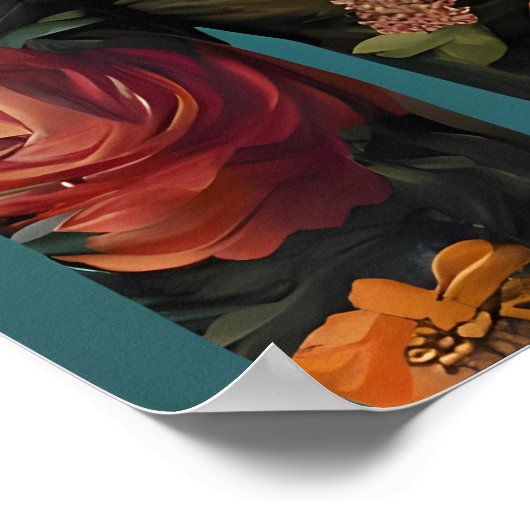 Samoyed In Suit Poster, Samoyed Portrait, Samoyed ポスター (角)