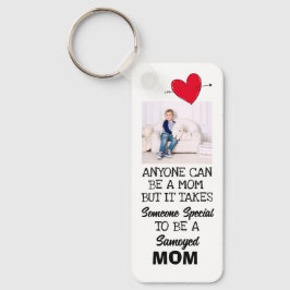 Samoyed... Mom最高のカスタム両面キーチェーン キーホルダー