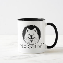 Samoyed Mom Custom Established Pop Art Samoyed マグカップ