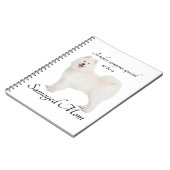 Samoyed Mom Notebook ノートブック (左側)