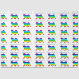 Samoyed No.1ティッシュギフトラップ;マッチングアイテム 薄葉紙