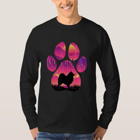 Samoyed Paw Mom Dad Dog  Women Men Tシャツ (正面)