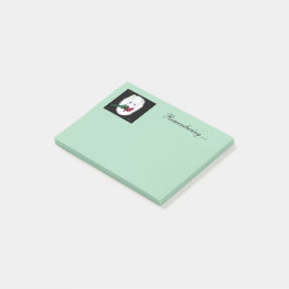 Samoyed Post-it Notes 3M、4X3インチ「思い出して」 ポストイット
