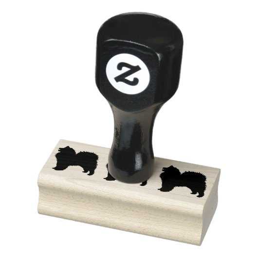 Samoyed Stamp、1 X 1.25インチPad Separate Handle sep. ラバースタンプ (スタンプ)