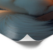 Samoyed Under the Mistletoe Christmas Painting ポスター (コーナー)