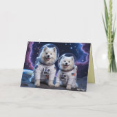 Samoyed Valentine Card シーズンカード (裏面)