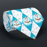 Samoyed Winter Holiday Diamond Pattern  ネクタイ<br><div class="desc">Fun gift idea for Samoyed dog enthusiasts for the holidays,  office parties,  school parties,   dog shows,  and family celebrations.</div>