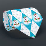 Samoyed Winter Holiday Diamond Pattern  ネクタイ<br><div class="desc">Fun gift idea for Samoyed dog enthusiasts for the holidays,  office parties,  school parties,   dog shows,  and family celebrations.</div>