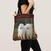 Samoyeds トートバッグ (クローズアップ)