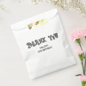 Sample Boy 13th Birthday Party Thank You フェイバーバッグ (封をした状態)