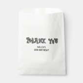 Sample Boy 13th Birthday Party Thank You フェイバーバッグ (正面)