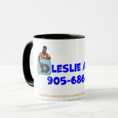 Sample mug to advertise your business. マグカップ (正面左)