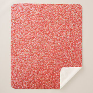 Sample of orange leather upholstery textureabstrac シェルパブランケット