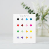 Sample RSVP Card (スタンド正面)