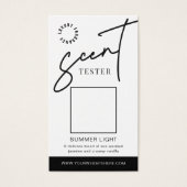 Sample Scent Tester Card Candle Fragrance Tester (正面)