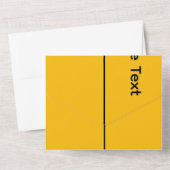 Sample Tri-Fold invitation 2/19/2026 オールインワン招待状 (裏面)