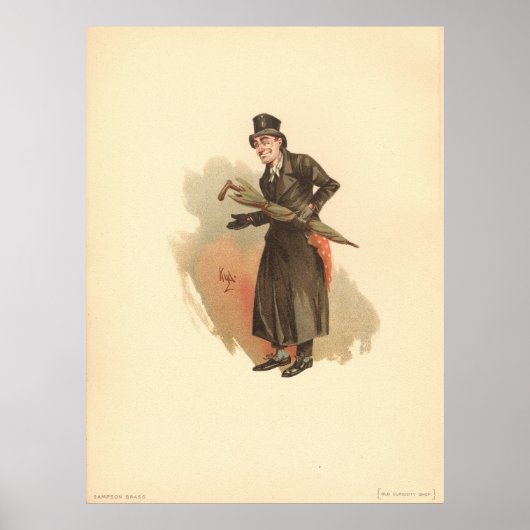 Sampson Brass, Kyd, Dickens The Old Curiosity Shop ポスター (正面)