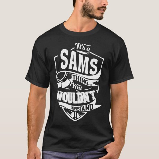 SAMSの問題 Tシャツ (正面)