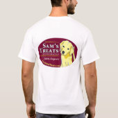 Sam's Treats、Inc.の Tシャツ (裏面)