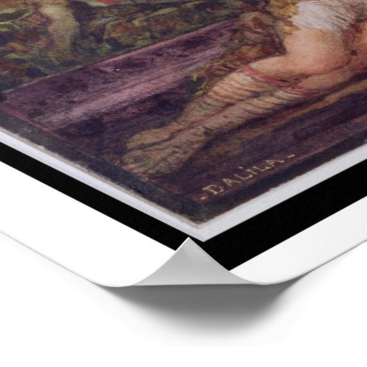 SamsonとDelilah (w/c) ポスター (角)