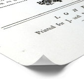 Samsonの楽譜の表紙 ポスター (角)