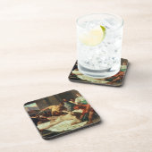 SamsonはDelilah (キャンバスの油)によって裏切りました コースター (右側)