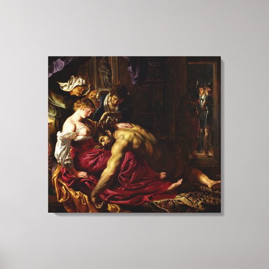 Samson and Delilah by Peter Paul Rubens キャンバスプリント (正面)