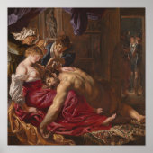 Samson and Delilah by Peter Paul Rubens ポスター (正面)