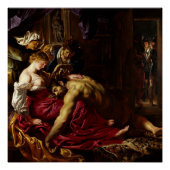 Samson and Delilah by Peter Paul Rubens ポスター (正面)