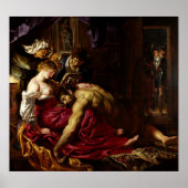 Samson and Delilah by Peter Paul Rubens ポスター (正面)