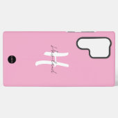 Samsung携帯電話ケース（名前HAMbyWG付き） Samsung Galaxyケース (裏面横)